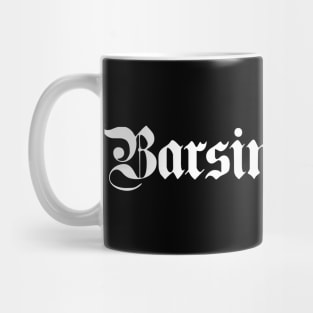 Barsinghausen written with gothic font Mug